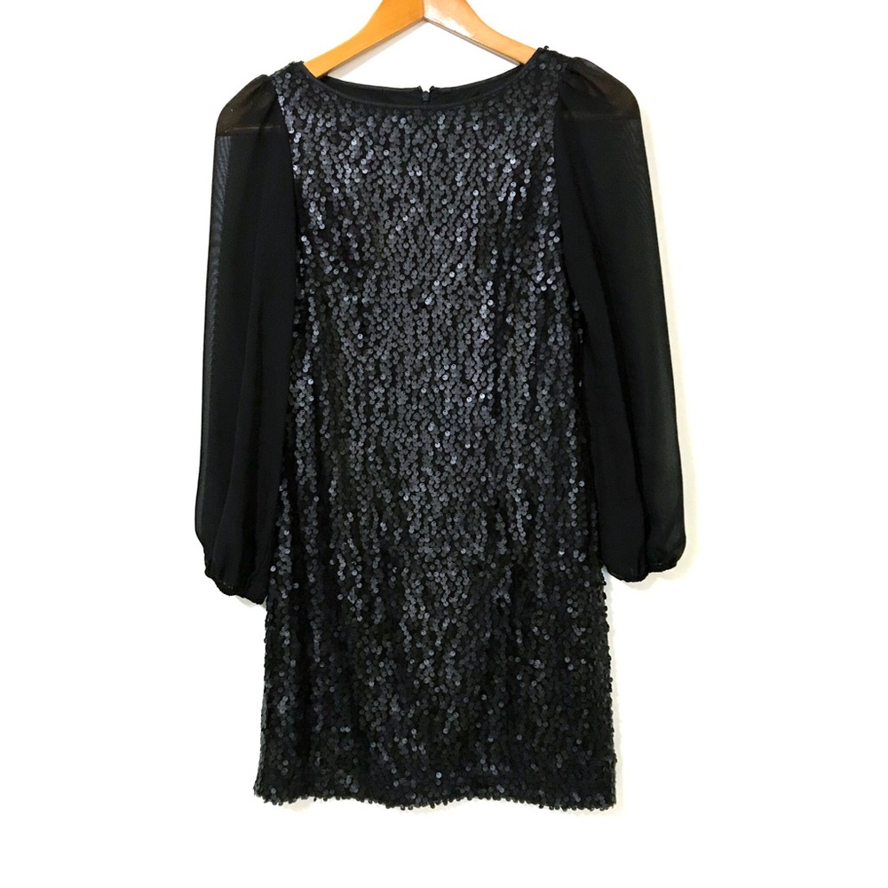 Eliza J Black Sequin Dress